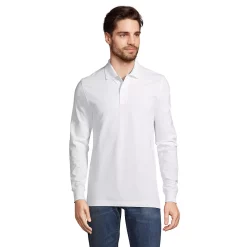 Big & Tall Lands' End Comfort-First Mesh Polo -Mens Winter Outdoor Clothing Shop 5643372 White