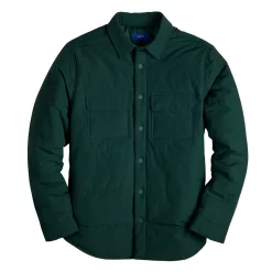 Men's Apt. 9® Quilted Puffer Shirt Jacket -Mens Winter Outdoor Clothing Shop 5670829 ALT2