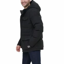Men's Levi's® Four Pocket Hooded Parka -Mens Winter Outdoor Clothing Shop 5697512 ALT3