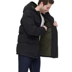 Men's Levi's® Four Pocket Hooded Parka -Mens Winter Outdoor Clothing Shop 5697512 ALT4