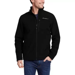 Big & Tall Eddie Bauer Point Vista Softshell Jacket -Mens Winter Outdoor Clothing Shop 5882747 Black