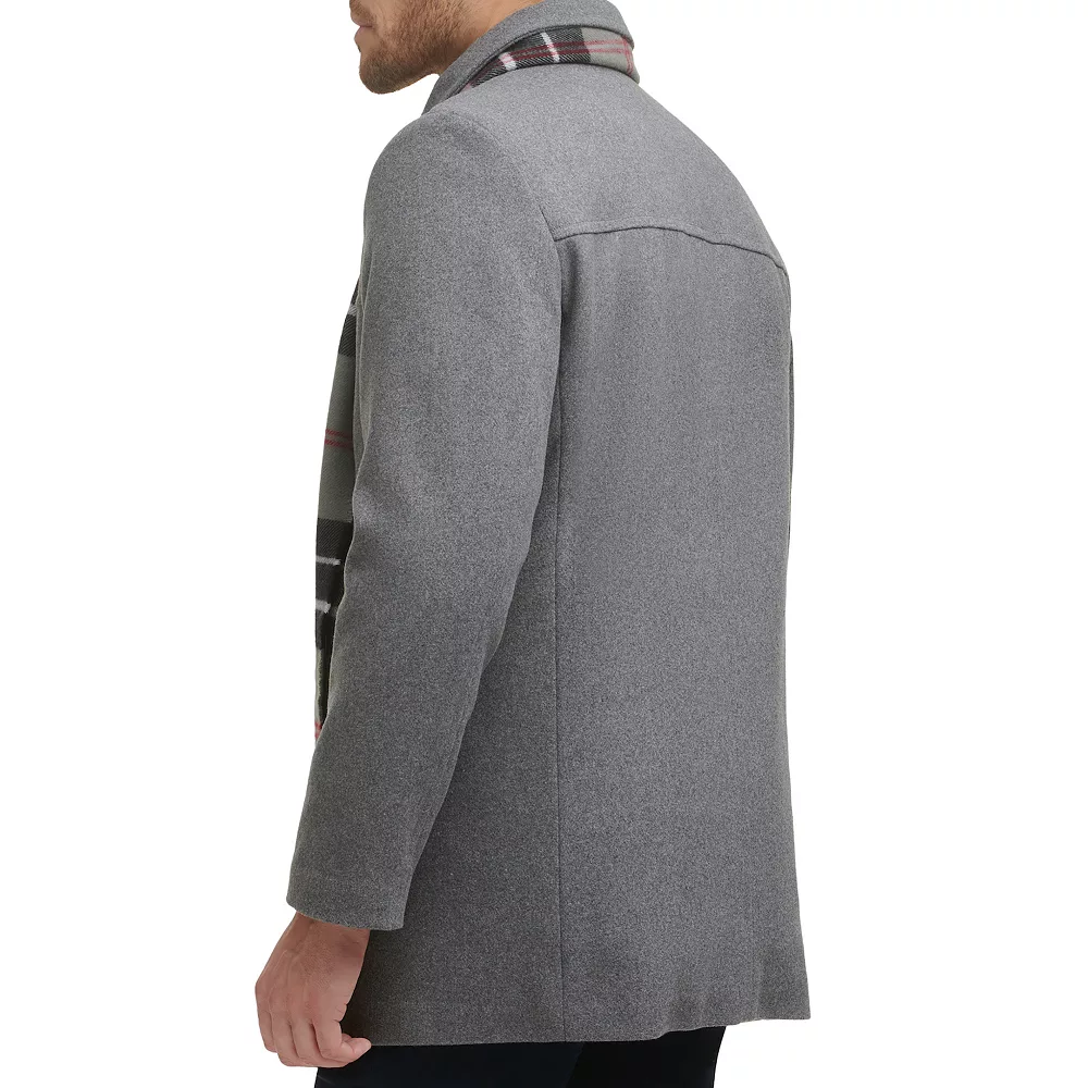 Men's Dockers Wool Blend Coat with Scarf 8 Men's Dockers Wool Blend Coat with Scarf - Image 6