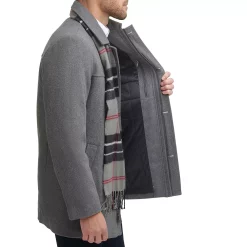 Men's Dockers Wool Blend Coat with Scarf 17 Men's Dockers Wool Blend Coat with Scarf -Mens Winter Outdoor Clothing Shop 5926045 ALT2