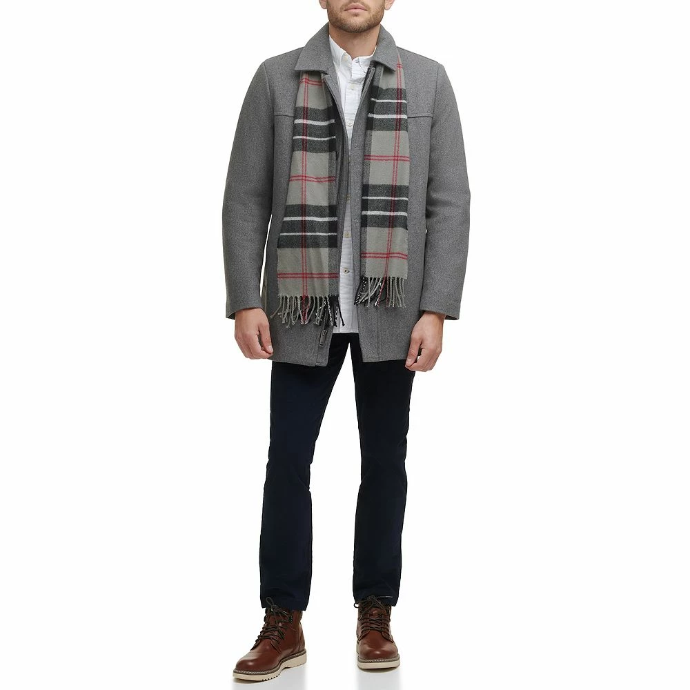 Men's Dockers Wool Blend Coat with Scarf 11 Men's Dockers Wool Blend Coat with Scarf - Image 9