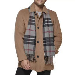Men's Dockers Wool Blend Coat with Scarf 14 Men's Dockers Wool Blend Coat with Scarf -Mens Winter Outdoor Clothing Shop 5926045 Camel