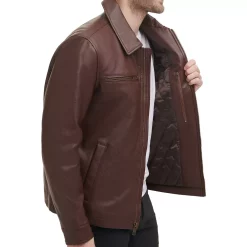 Men's Dockers Faux Leather Jacket -Mens Winter Outdoor Clothing Shop 5926046 ALT3
