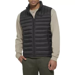 Men's Dockers® Quilted Puffer Vest -Mens Winter Outdoor Clothing Shop 5926048 Black