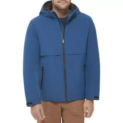 Men's Dockers Flex Hooded Jacket -Mens Winter Outdoor Clothing Shop 5926053 Blue