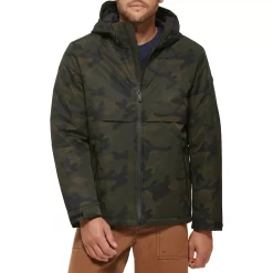 Men's Dockers Flex Hooded Jacket -Mens Winter Outdoor Clothing Shop 5926053 Camouflage