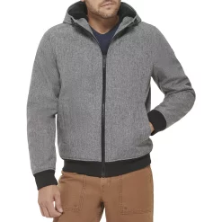 Men's Dockers Sherpa Lined Softshell Hoody 14 Men's Dockers Sherpa Lined Softshell Hoody -Mens Winter Outdoor Clothing Shop 5926054 Heather Gray