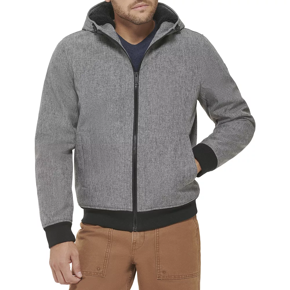 Men's Dockers Sherpa Lined Softshell Hoody 6 Men's Dockers Sherpa Lined Softshell Hoody - Image 4