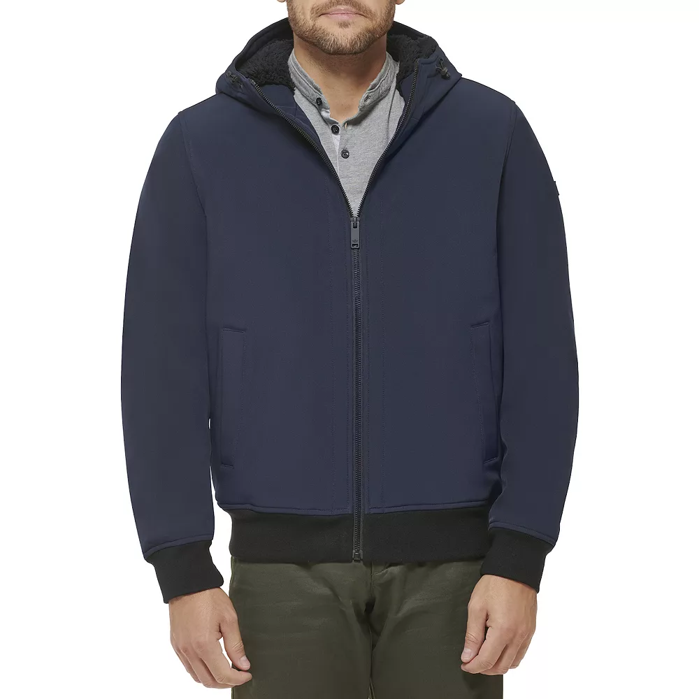 Men's Dockers Sherpa Lined Softshell Hoody 5 Men's Dockers Sherpa Lined Softshell Hoody - Image 3