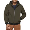 Men's Dockers Sherpa Lined Softshell Hoody -Mens Winter Outdoor Clothing Shop 5926054 Olive