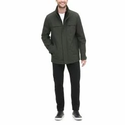 Men's Dockers Softshell Jacket with Quilted Bib -Mens Winter Outdoor Clothing Shop 5926056 ALT6