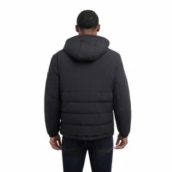 Men's London Fog Flex Stretch Hooded Puffer Coat 10 Men's London Fog Flex Stretch Hooded Puffer Coat -Mens Winter Outdoor Clothing Shop 5935033 ALT