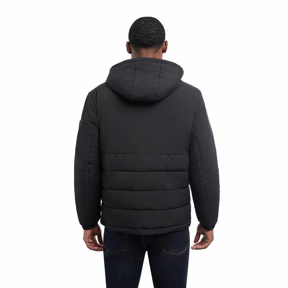 Men's London Fog Flex Stretch Hooded Puffer Coat 6 Men's London Fog Flex Stretch Hooded Puffer Coat - Image 4