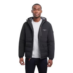 Men's London Fog Flex Stretch Hooded Puffer Coat 11 Men's London Fog Flex Stretch Hooded Puffer Coat -Mens Winter Outdoor Clothing Shop 5935033 ALT2