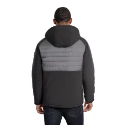 Men's London Fog Hybrid Hooded Packable Jacket -Mens Winter Outdoor Clothing Shop 5935034 ALT