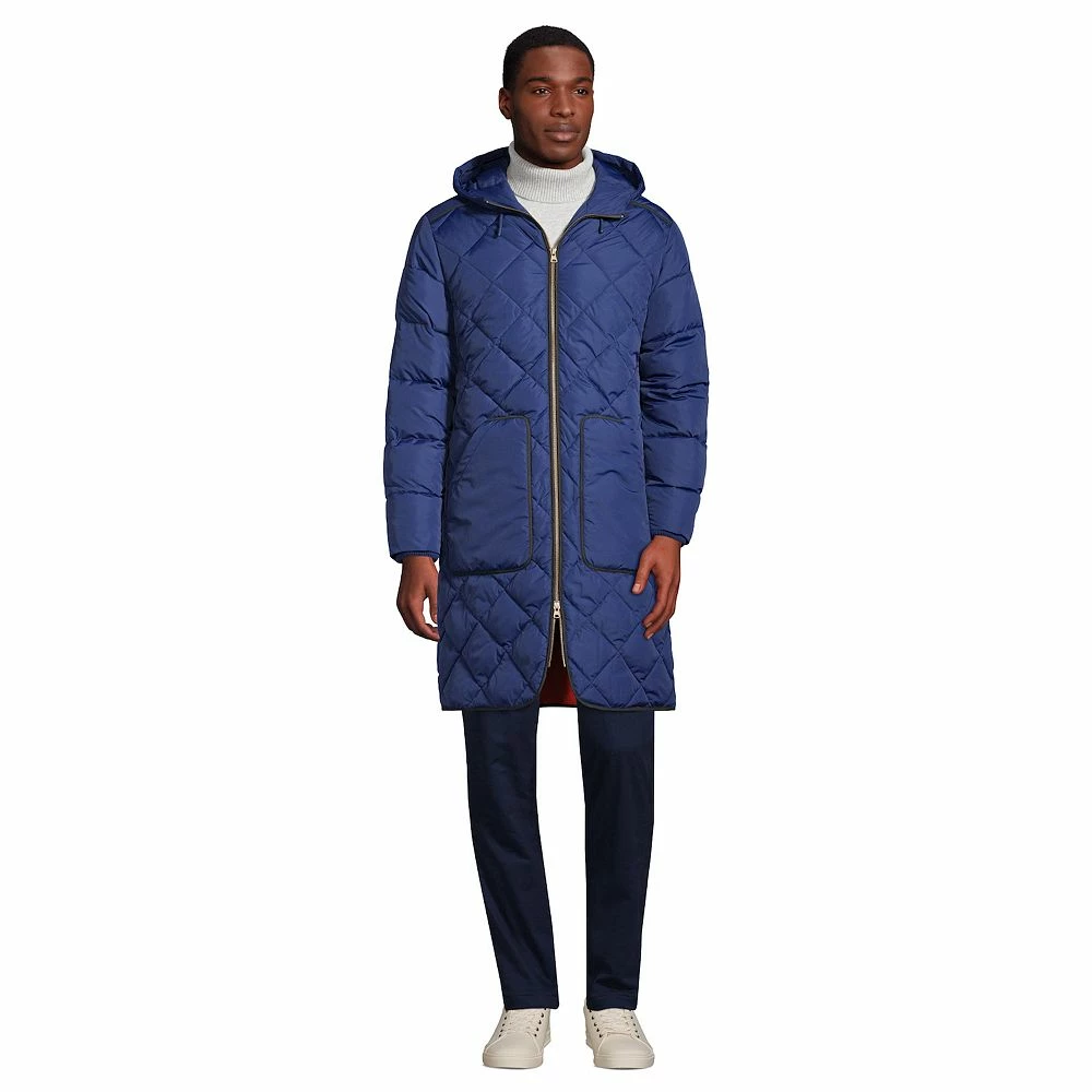 Men's Lands' End Insulated Quilted Primaloft ThermoPlume Coat 3 Men's Lands' End Insulated Quilted Primaloft ThermoPlume Coat