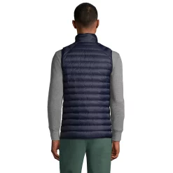 Men's Lands' End Ultra Lightweight Down Vest -Mens Winter Outdoor Clothing Shop 5954320 ALT