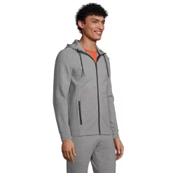 Men's Lands' End Performance Full-Zip Hoodie -Mens Winter Outdoor Clothing Shop 5978064 ALT2