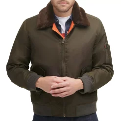 Men's Levi's® Flight Bomber Jacket -Mens Winter Outdoor Clothing Shop 6033031 Army Green