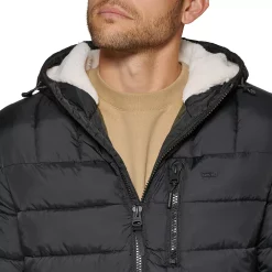 Men's Levi's® Hooded Puffer Jacket -Mens Winter Outdoor Clothing Shop 6033055 ALT4