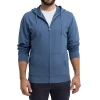 Men's Caliville Cotton Stretch Full-Zip Hoodie -Mens Winter Outdoor Clothing Shop 6057779 Medium Blue